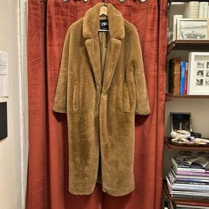 Zara perfect condition teddy bear coat
